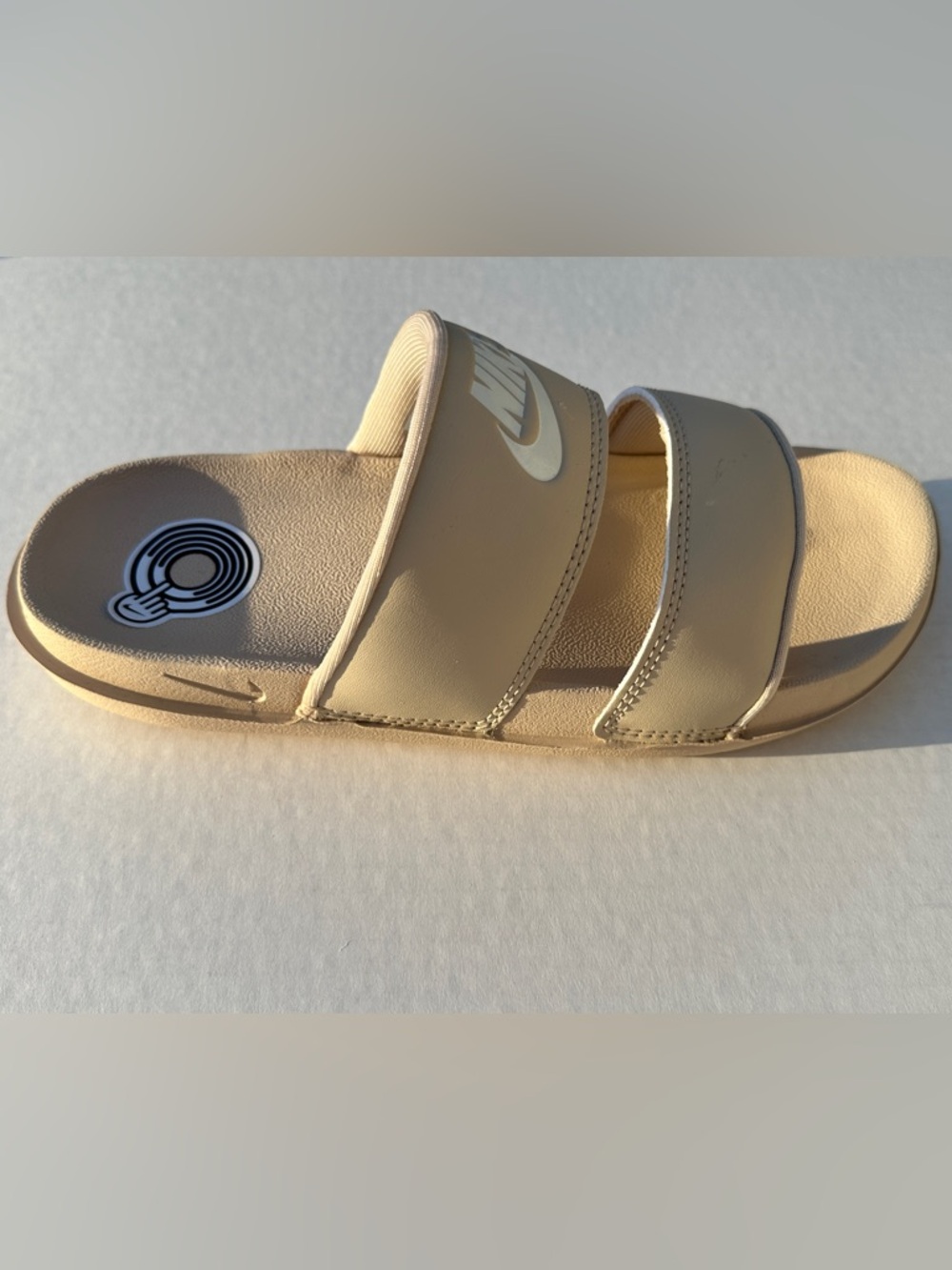 Womens Nike Tan Offcourt Recovery Plush Casual Sandal Slides - Womens 8 | 10 NEW - Picture 6 of 10